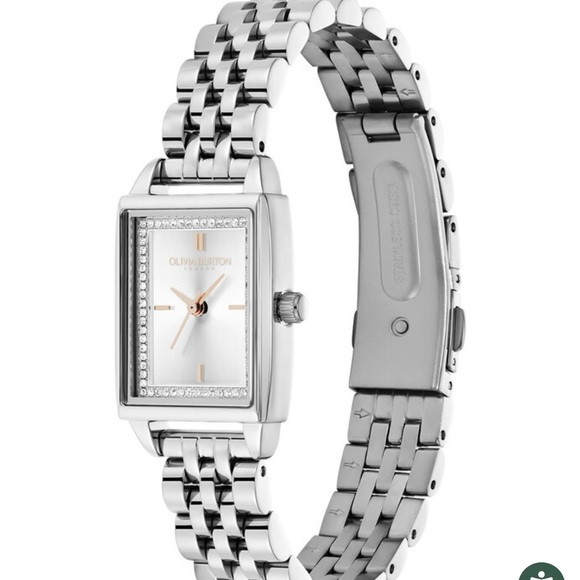 OLIVIA BURTON Silver and White Women's Watch - Picture 2 of 9